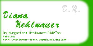 diana mehlmauer business card